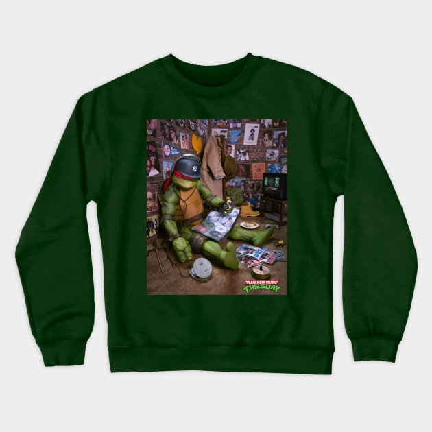 TEAM NEW MUSIC TUESDAY (alternate) Crewneck Sweatshirt by Prospekt Ave.